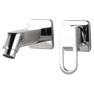 浴室柜面盆水头龙头入墙式暗装内嵌抽拉式洗脸盆出水嘴起泡器配件