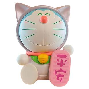 哆啦a梦福气满满盲盒招财猫公仔叮当猫手办可爱创意收藏礼物摆件