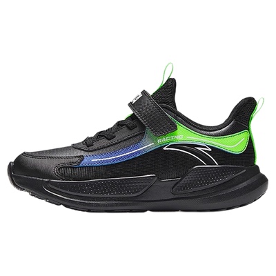 安踏男童运动鞋秋冬皮面防水跑鞋