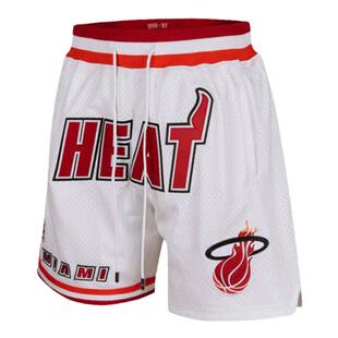 【JUSTDON联名】MN热火队球裤经典美式舒适透气运动短裤礼盒装男