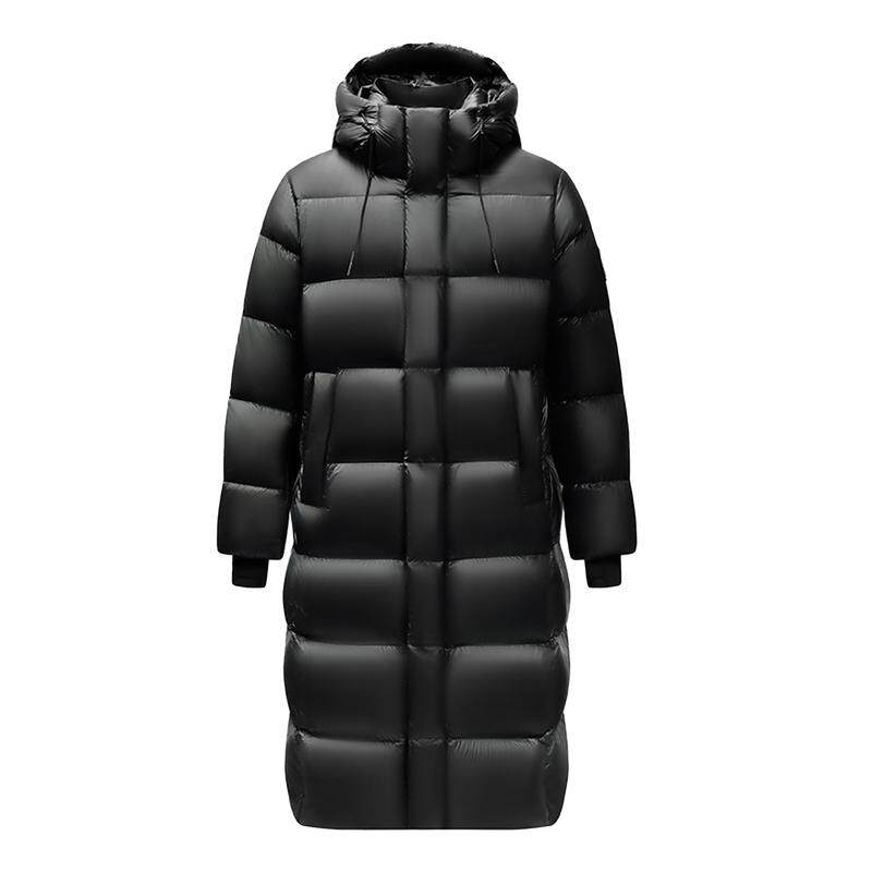 【黑标鹅系列】专柜同款鸭鸭超模羽绒服女款中长款男户外滑雪外套