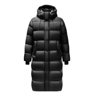 【黑标鹅系列】专柜同款鸭鸭超模羽绒服女款中长款男户外滑雪外套