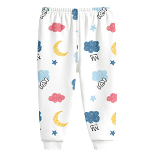 儿童保暖裤男童加绒裤子单条秋裤婴儿加厚女宝宝内穿冬裤开裆棉裤