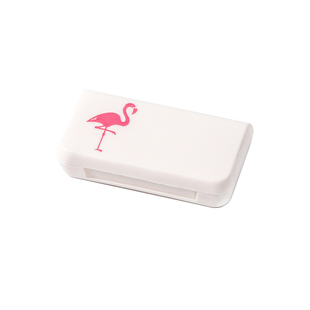 随身可爱便携式早晚分装小药丸盒药品药盒迷你每日带分隔药盒小号