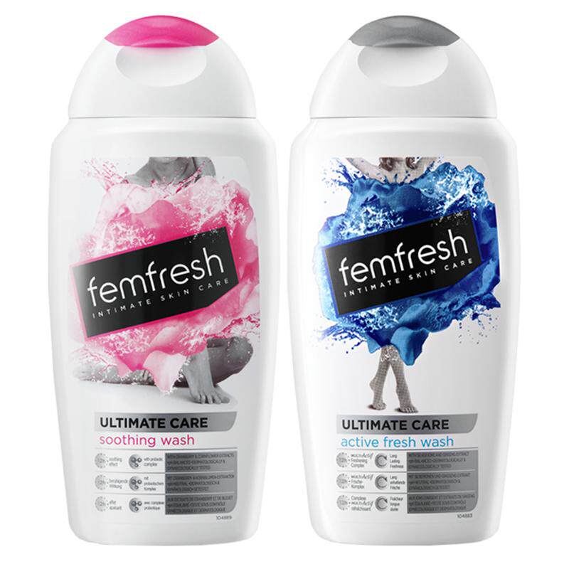 【自营】Femfresh芳芯女性私处清洗液250ml*2蔓越莓白百合去异味