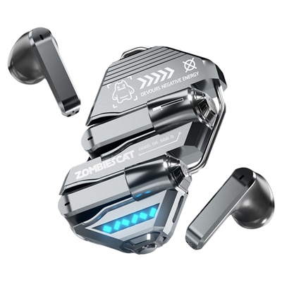 新品首发】魔鬼猫耳机AI翻译电竞