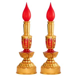 电池电烛灯供佛灯财神灯供灯长明灯佛前神台灯吉祥蜡烛灯家用LED