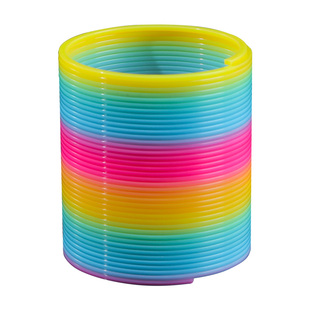 特大号魔力彩虹圈弹簧圈发光拉拉圈儿童弹力圈拉环夜光弹弹圈玩具