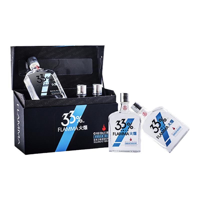 【双11抢购中】火爆小酒礼盒装211系列33度 100ml*5瓶官方正品