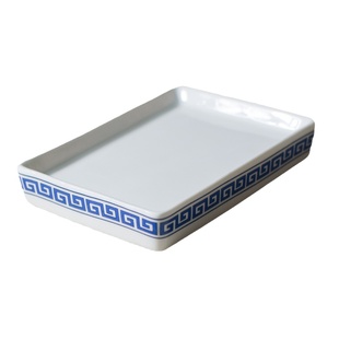 长方形陶瓷墨碟便携砚台小号墨盒书法文房笔舔墨盘国画迷你调色盘