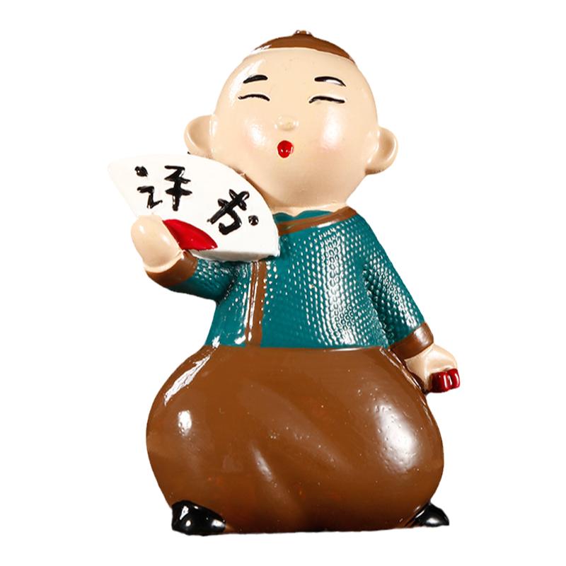 老北京娃娃泥人泥塑装饰摆件