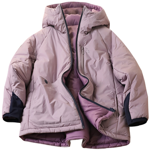 儿童大豆棉两面穿轻棉服2025冬男童夹棉加厚外套中大男童保暖棉衣