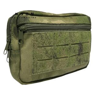 戎盛molle副包绿废墟小绿人迷彩防水耐磨军迷拓展战术背心副包