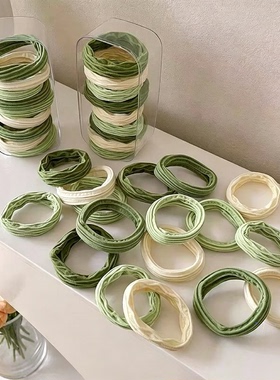 韩系不塌简约无痕网红爆款婴儿宝宝头饰可爱百搭高级感不伤发皮筋