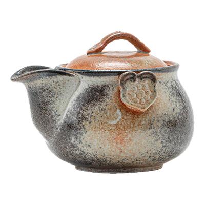 如意柴烧粗陶宝瓶手抓陶瓷茶壶