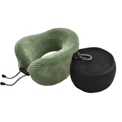 旅行u型枕便携高铁长途飞机护颈脖枕记忆棉颈椎u形靠枕头可拆洗