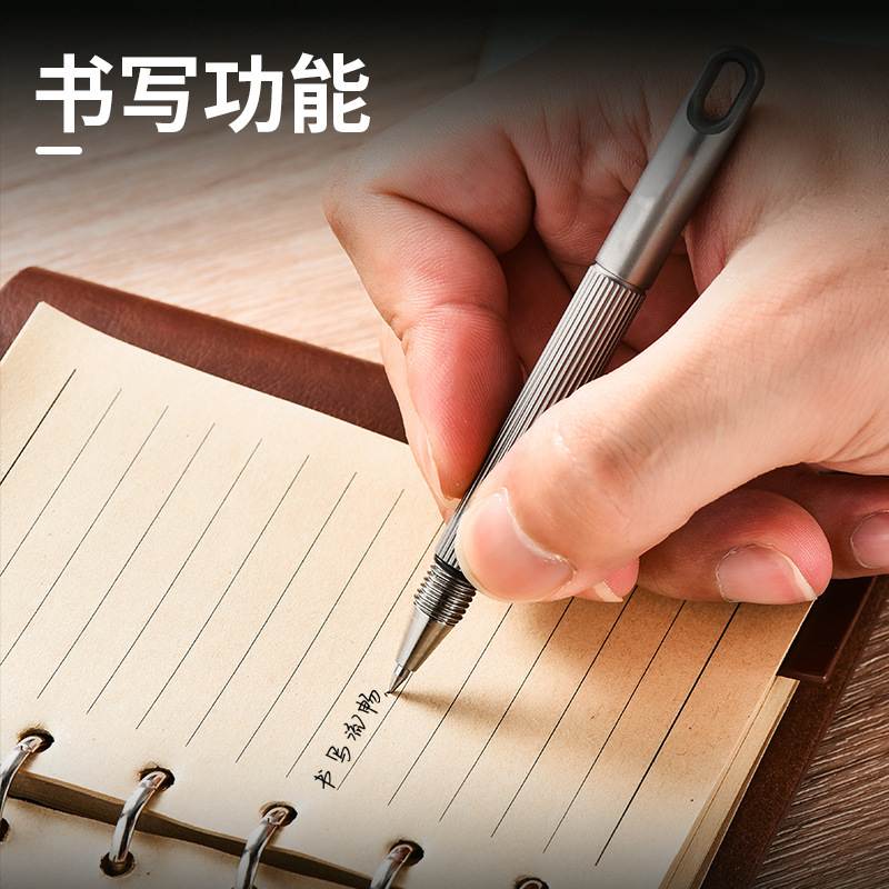 工厂直销钛合金迷你签字笔Pioneer商务送礼笔笔身高端可延长EDC