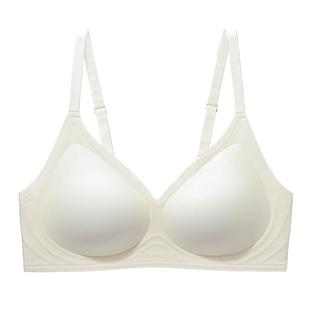 圆圆胸外扩型内衣女小胸聚拢显大平胸专用无痕显腰细漫画胸文胸罩