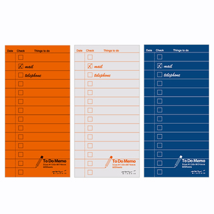 纵向书写 TVS¨ ToDolist待办事项 ins计划便签 MIDORI手帐便签本