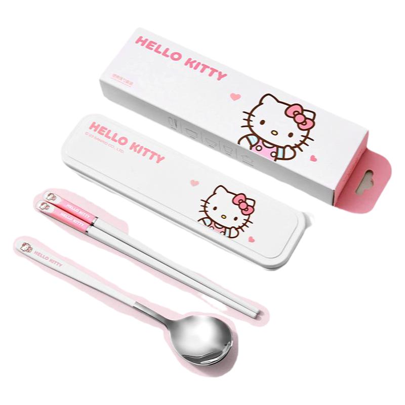 helloKitty官方联名便携餐具套装