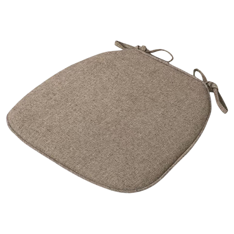 坐垫餐椅垫马蹄形餐桌椅子垫实木凳子座垫防滑原木风屁垫四季通用