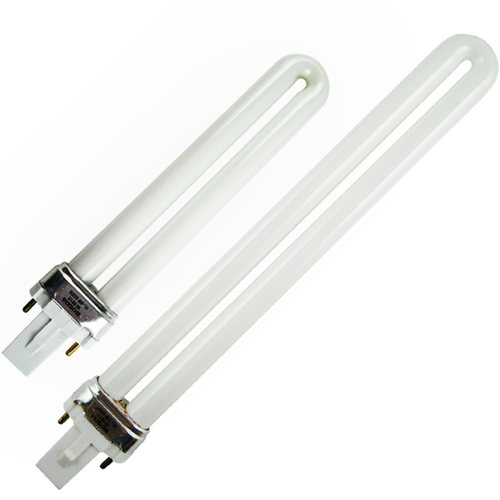 9W11W台灯灯管2针u型浴霸照明U形灯管双针护眼荧光台灯灯管两针