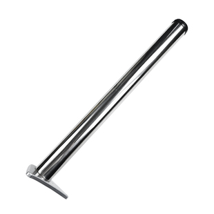 吧台脚支撑柱定制不锈钢304电脑桌脚铝合金吧台家具脚柜脚可调节