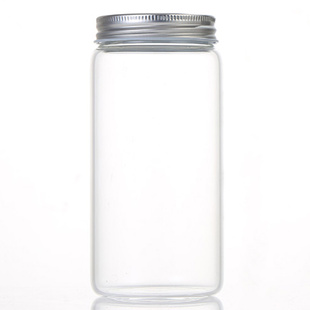 大容量透明玻璃瓶高硼硅耐热玻璃瓶花茶密封瓶三七粉黑枸杞包装瓶