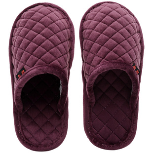 2025新款韩式水晶绒包脚布底毛毛男女家居室内木地板拖鞋静音软底