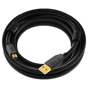 温联 适用于三菱Q系列USB-6UDEH编程电缆/数据线/通信线/下载线Mini usb口5pin威纶通西门子触摸屏OP文本上传