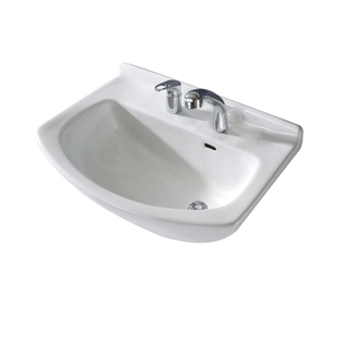 箭牌陶瓷一体盆浴室柜盆洗漱盆台上盆双孔台盆手面大肚盆 398/369