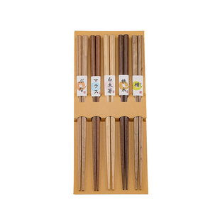 【日本制】进口河合天然实木筷子洗碗机消毒柜可用日式尖头家用筷