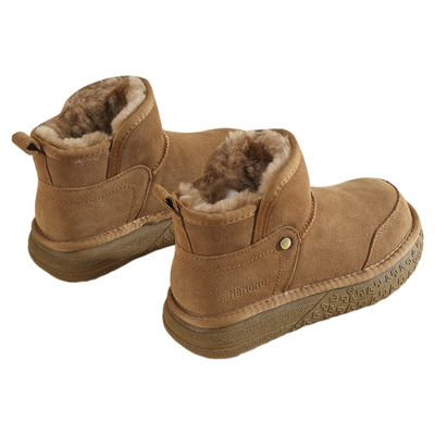 全羊毛女士短筒雪地靴