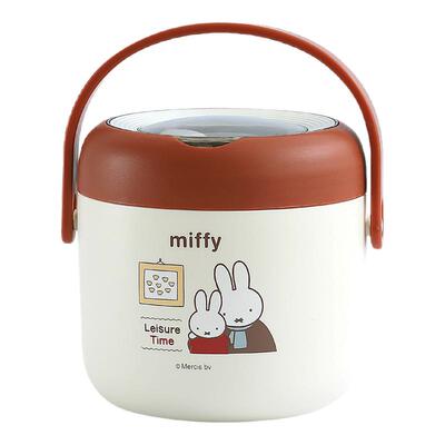 MIFFY米菲不锈钢保温提锅学生发泡保温提手饭盒带饭大号双层汤罐