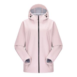 【岩壳】骆驼女装软壳衣外套2026春秋防泼水防风加绒短款休闲外套