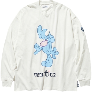 【明星同款】nautica × COIN PARKING DELIVERY联名日系长袖T恤