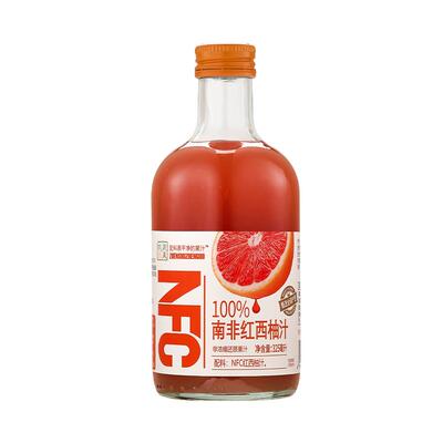 NFC西柚红柚子汁玻璃瓶装整箱