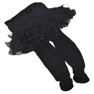 冬季童一密度正品女童连体裤裙加绒加厚棉线打底裤裙网纱裙裤