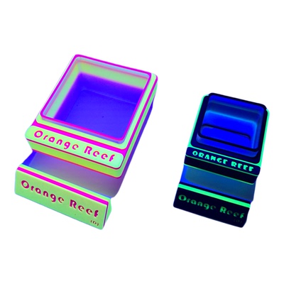 3D打印磁吸喂食圈鱼缸水族箱