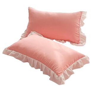 2025新款纯棉枕套一对装40x60枕头套单个100全棉整头套48cmx74cm