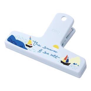 得力学生文具大书夹磁吸手账夹ins风夹子票夹可吸附强磁性锯齿夹口牢固稳固不易掉试卷文件收纳固定器TP540