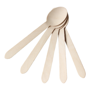 独立包装木质刀叉勺子牙签纸巾套装2件3件套冰激凌勺蛋糕木叉木刀