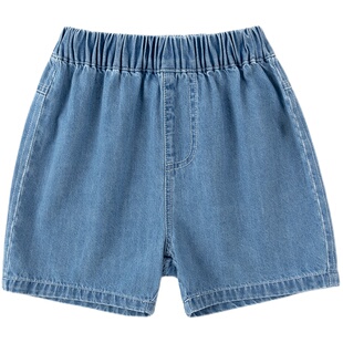 宝宝夏季休闲短裤男童户外牛仔裤儿童薄款五分裤轻薄透气婴儿童装