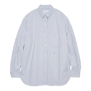 国内现货 Nanamica Button Down Stripe Wind Shirt 条纹衬衫衬衣