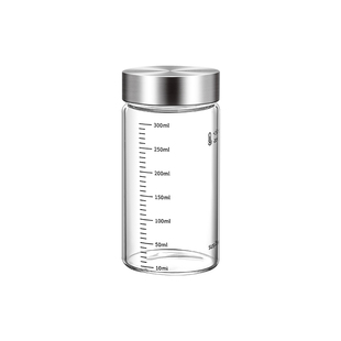 密封玻璃瓶中药分装瓶500ml装中药液的容器储存杯小空瓶子耐高温