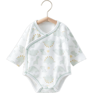 贝肽斯婴儿包屁衣秋季新款纯棉新生儿衣服男女宝宝连体哈衣长袖