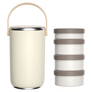 赫巴兹 316不锈钢保温饭盒桶孕妇健康超长多层大容量饭盒母婴推荐