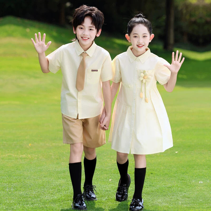 六一儿童合唱演出服小学生诗朗诵表演服运动会服装幼儿园毕业班服