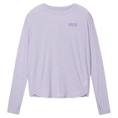 安娜苏运动垂柳长袖运动罩衫