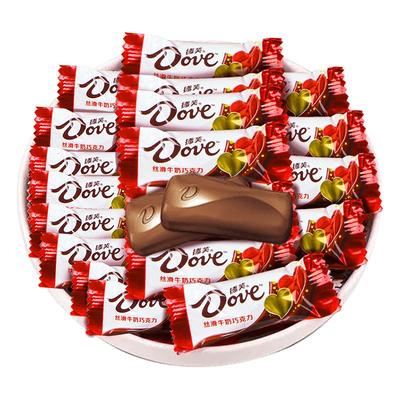 德芙4.5g排块巧克力散装